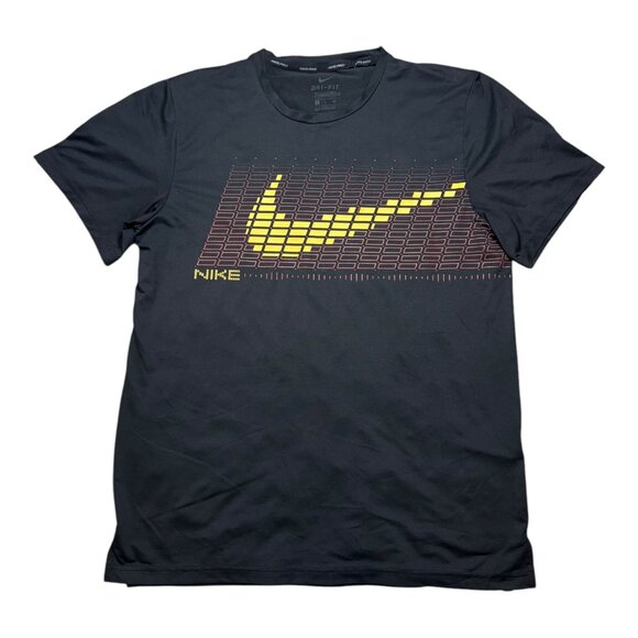 Nike Pro Dri Fit Men's Short Sleeve Athletic Shirt Black Size Small CZ2419-014 - Picture 1 of 2